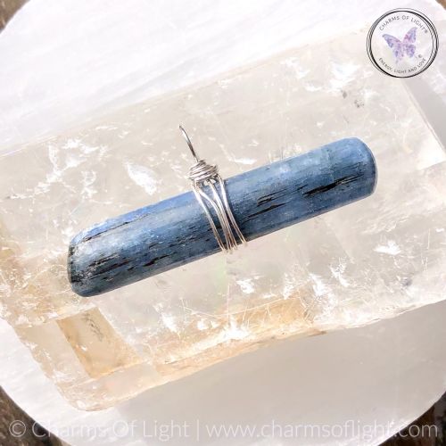 Blue Kyanite Stick Pendant